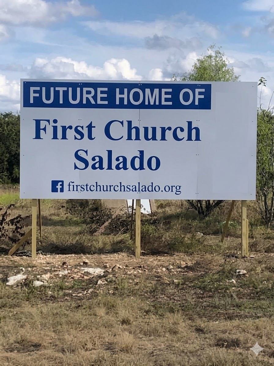 Future home of First Church Salado on I-35